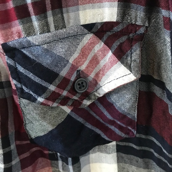 Rails double layer plaid button down - Picture 6 of 9